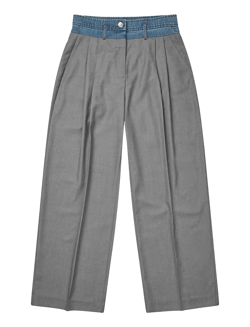 Munthe - NORMAY - laia säärega püksid - grey - 1