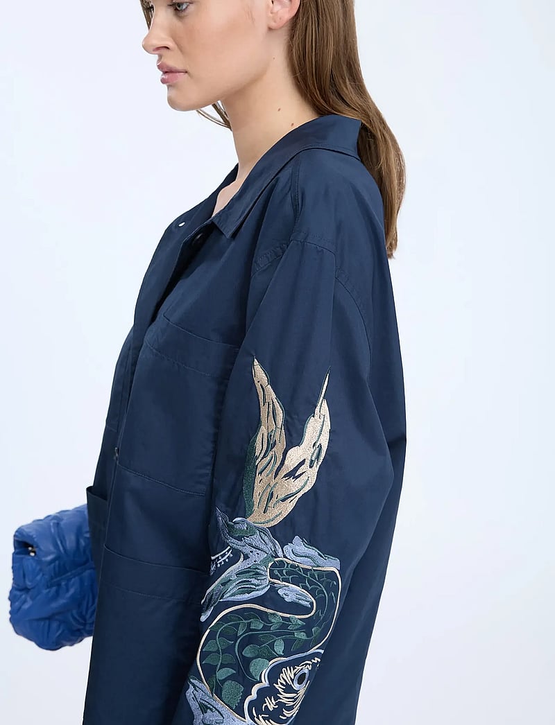 Munthe - NICHOLA - einreihige blazer - navy - 4