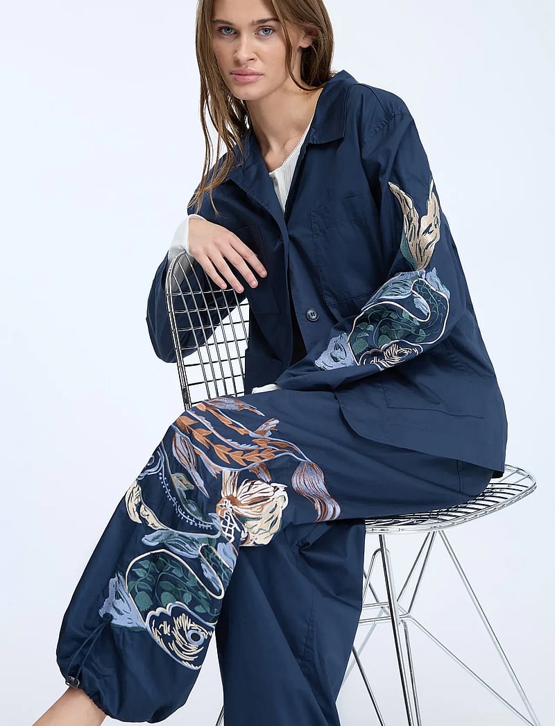 Munthe - NICHOLA - einreihige blazer - navy - 5