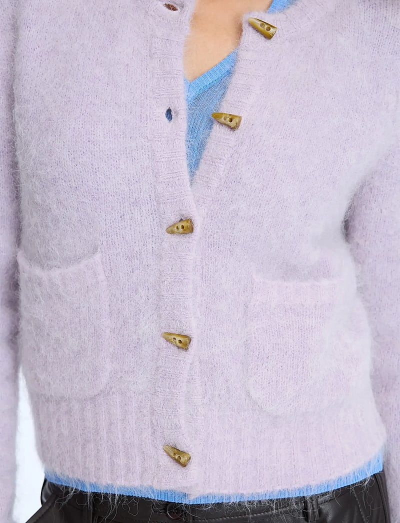 Munthe - NOLOCCA - cardigans - purple - 4