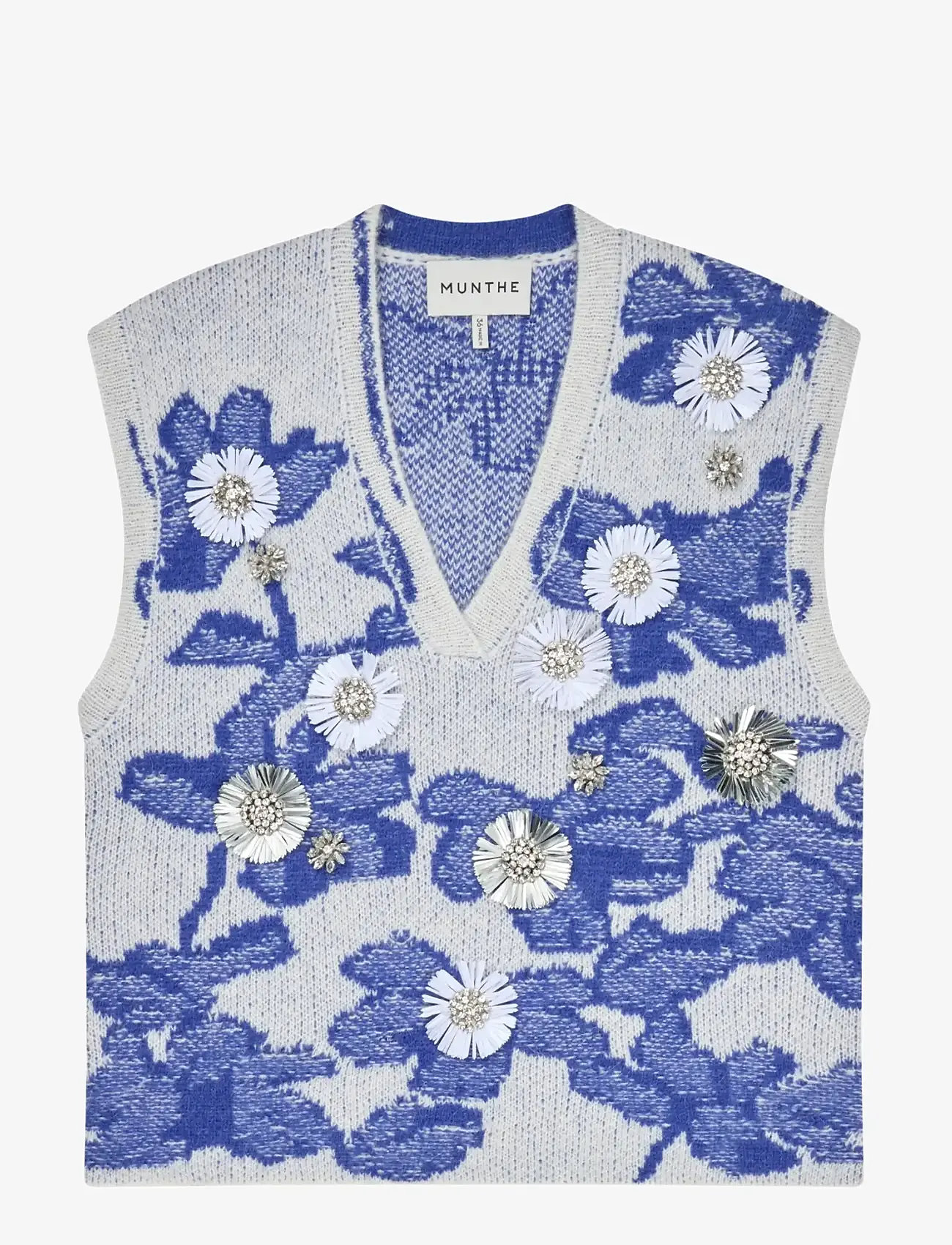 Munthe - NURULIA - knitted vests - mix blue - 1