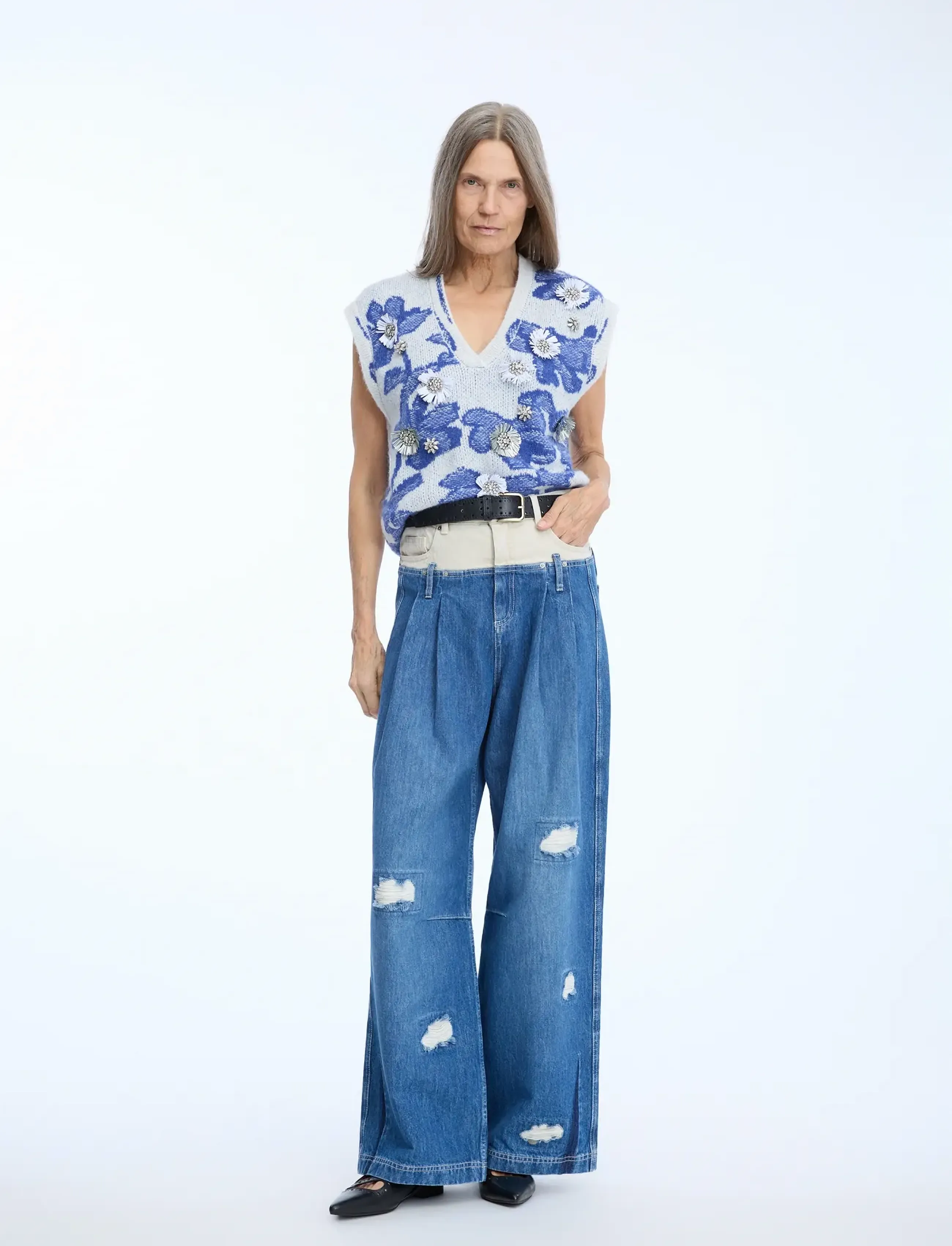 Munthe NURULIA - Vests - MIX BLUE / multi