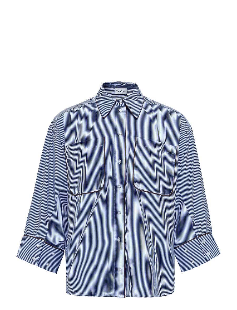 Munthe - VOYAGE - långärmade skjortor - blue - 1