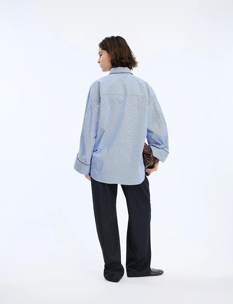 Munthe - VOYAGE - langärmlige hemden - blue - 0