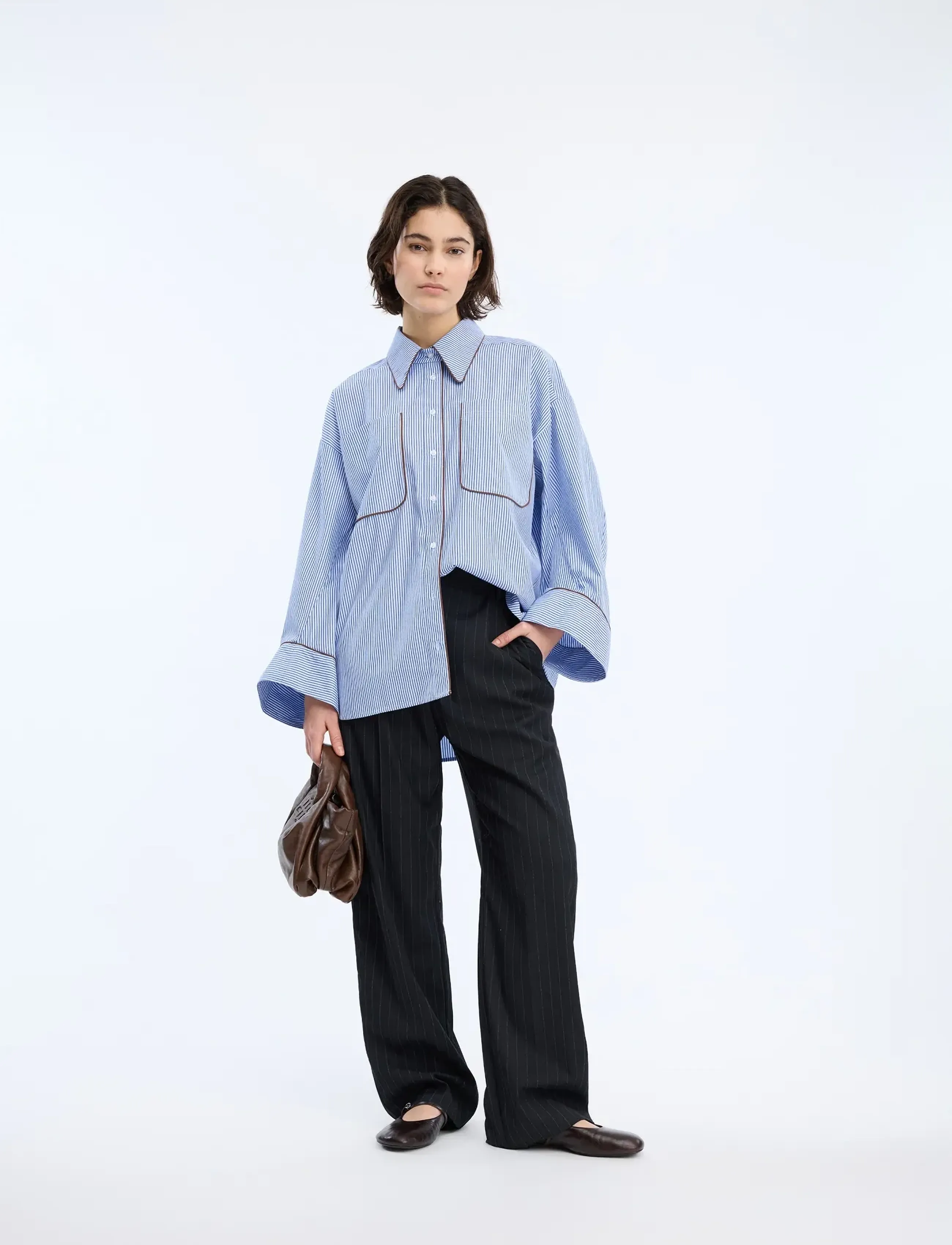 Munthe - VOYAGE - langärmlige hemden - blue - 4