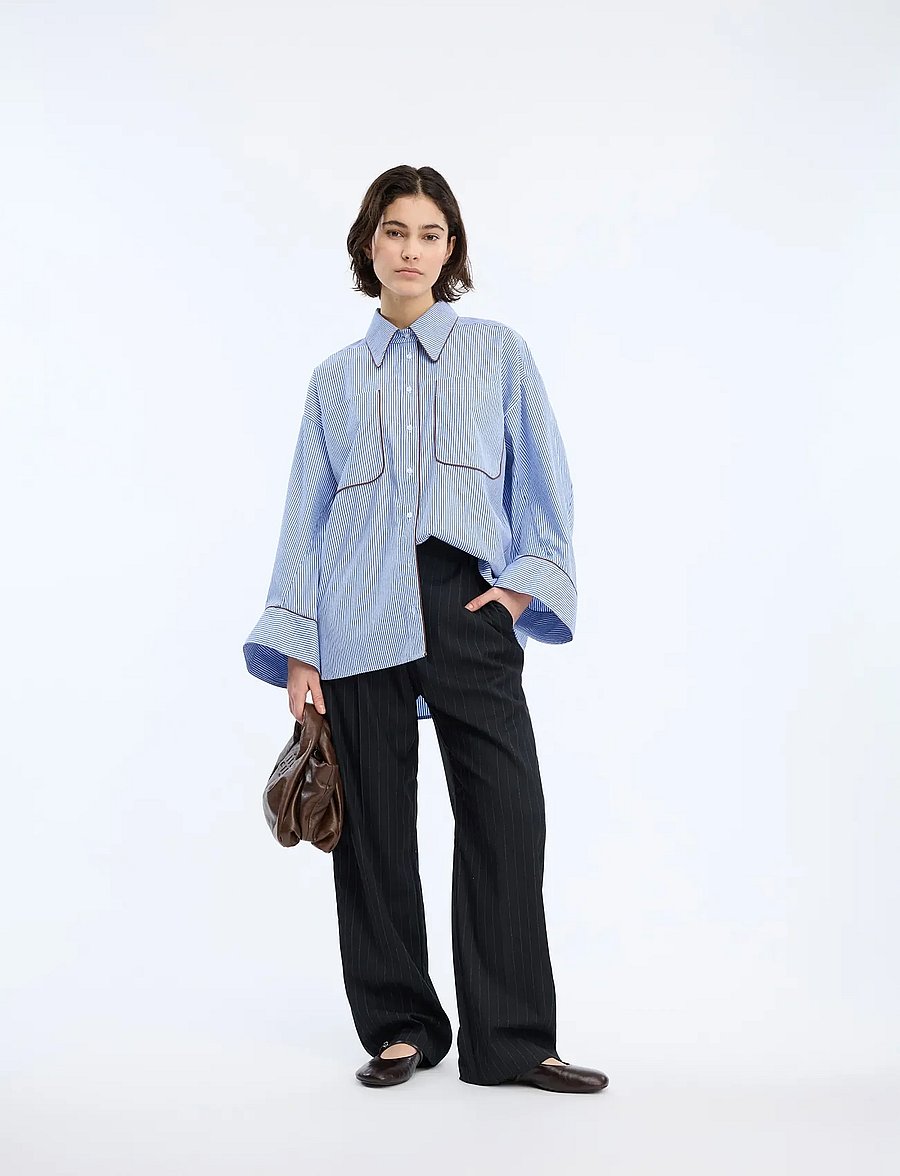 Munthe - VOYAGE - langärmlige hemden - blue - 4