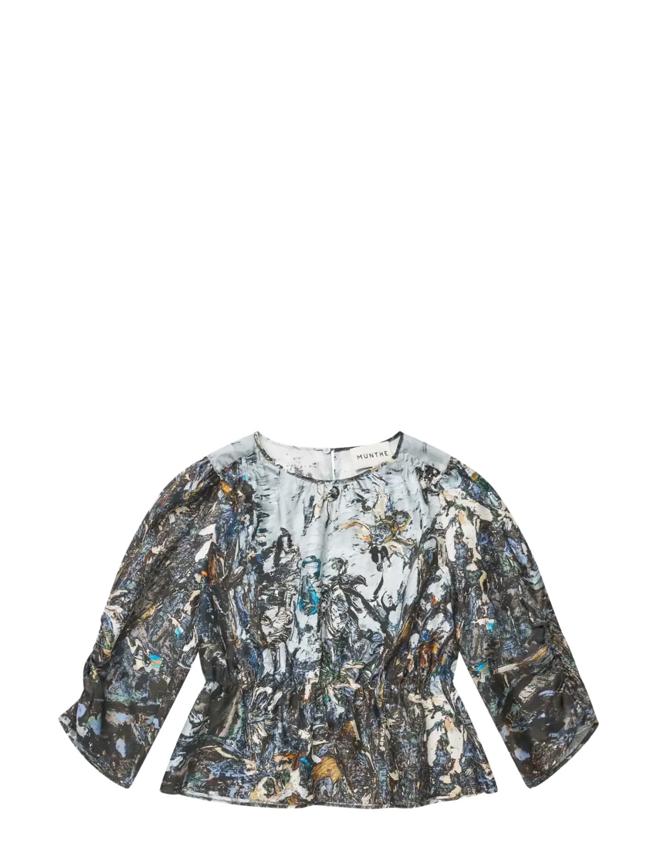 Munthe VIRAGO - Blusen & Hemden - PRINT GREY / grey