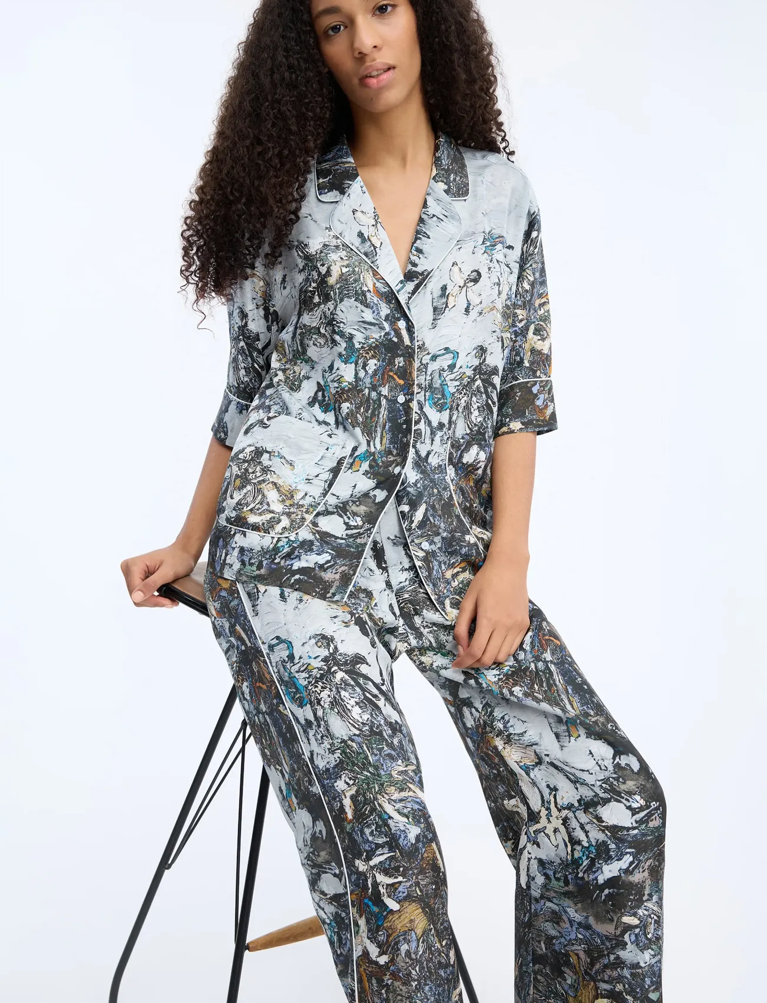 Munthe - VUSHI - print grey - 3