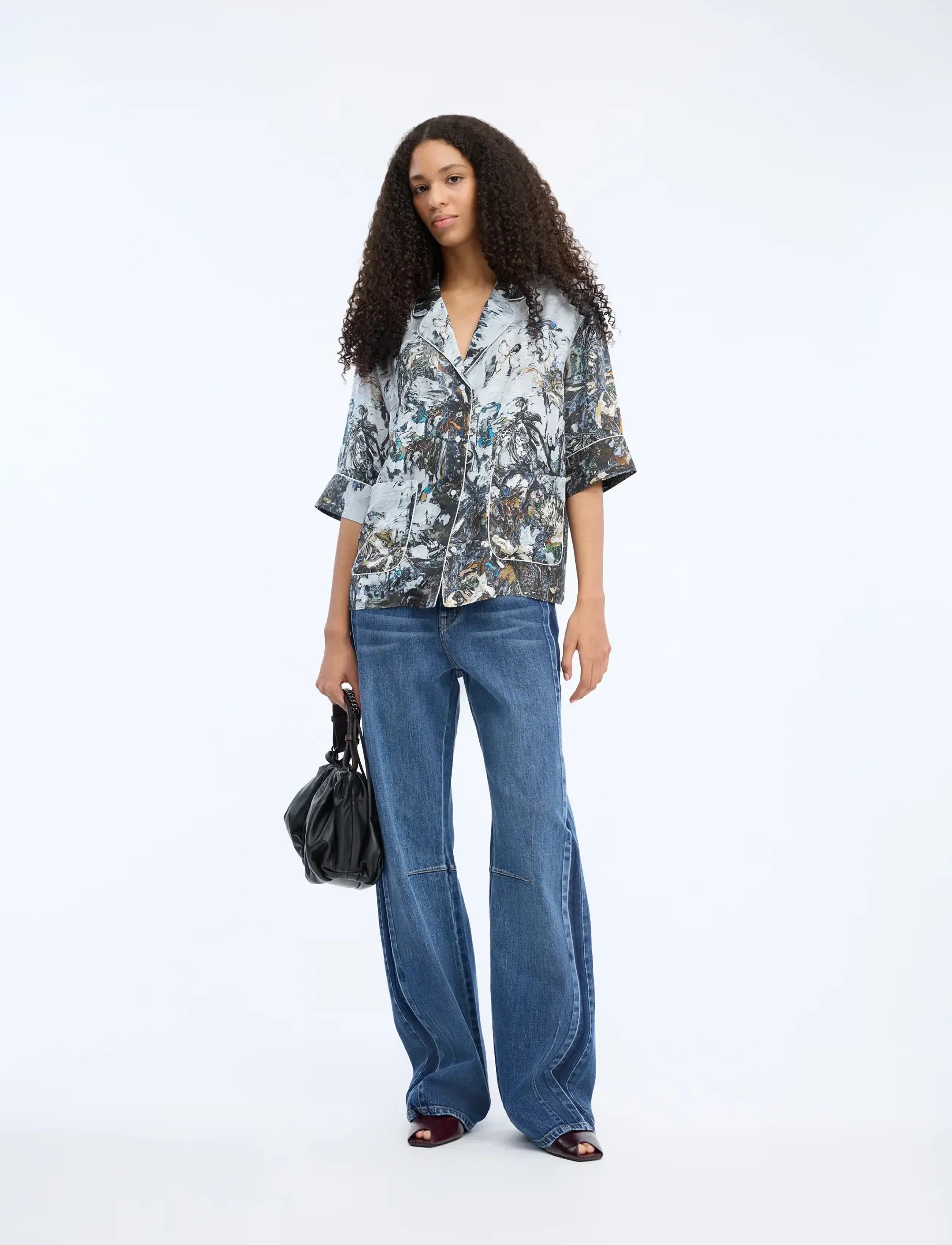Munthe - VUSHI - print grey - 4