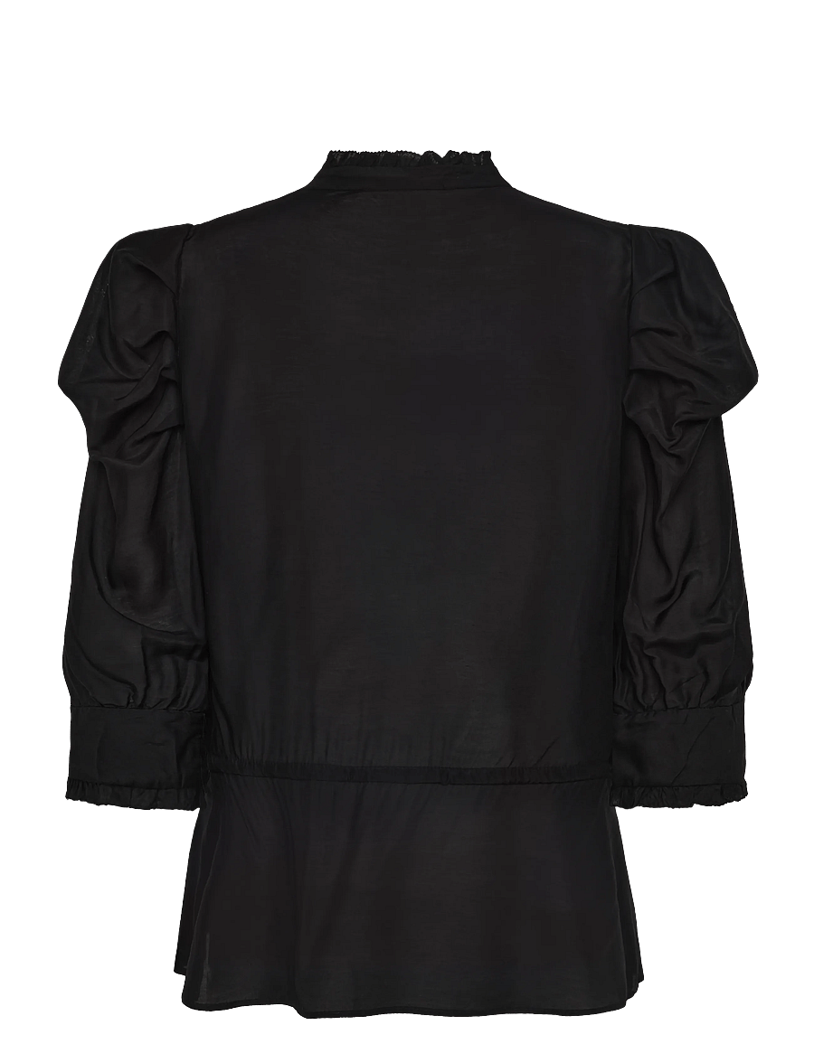 Munthe - VASTU - kortärmade blusar - black - 2