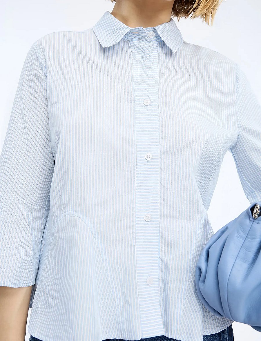 Munthe - VERACITY - kurzärmlige hemden - stripe blue - 5