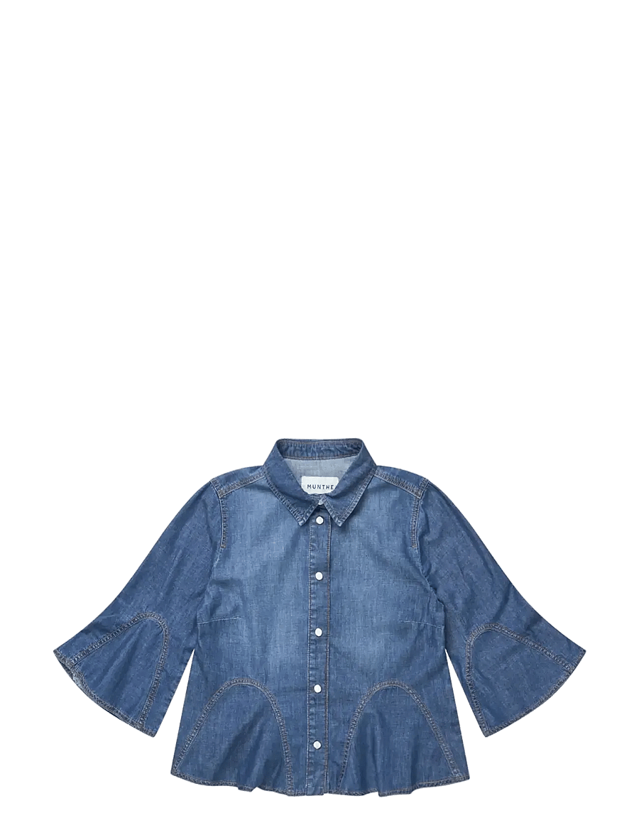 Munthe - VUNNA - jeanshemden - blue - 1