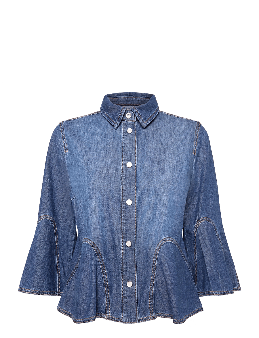 Munthe - VUNNA - jeansskjortor - blue - 1