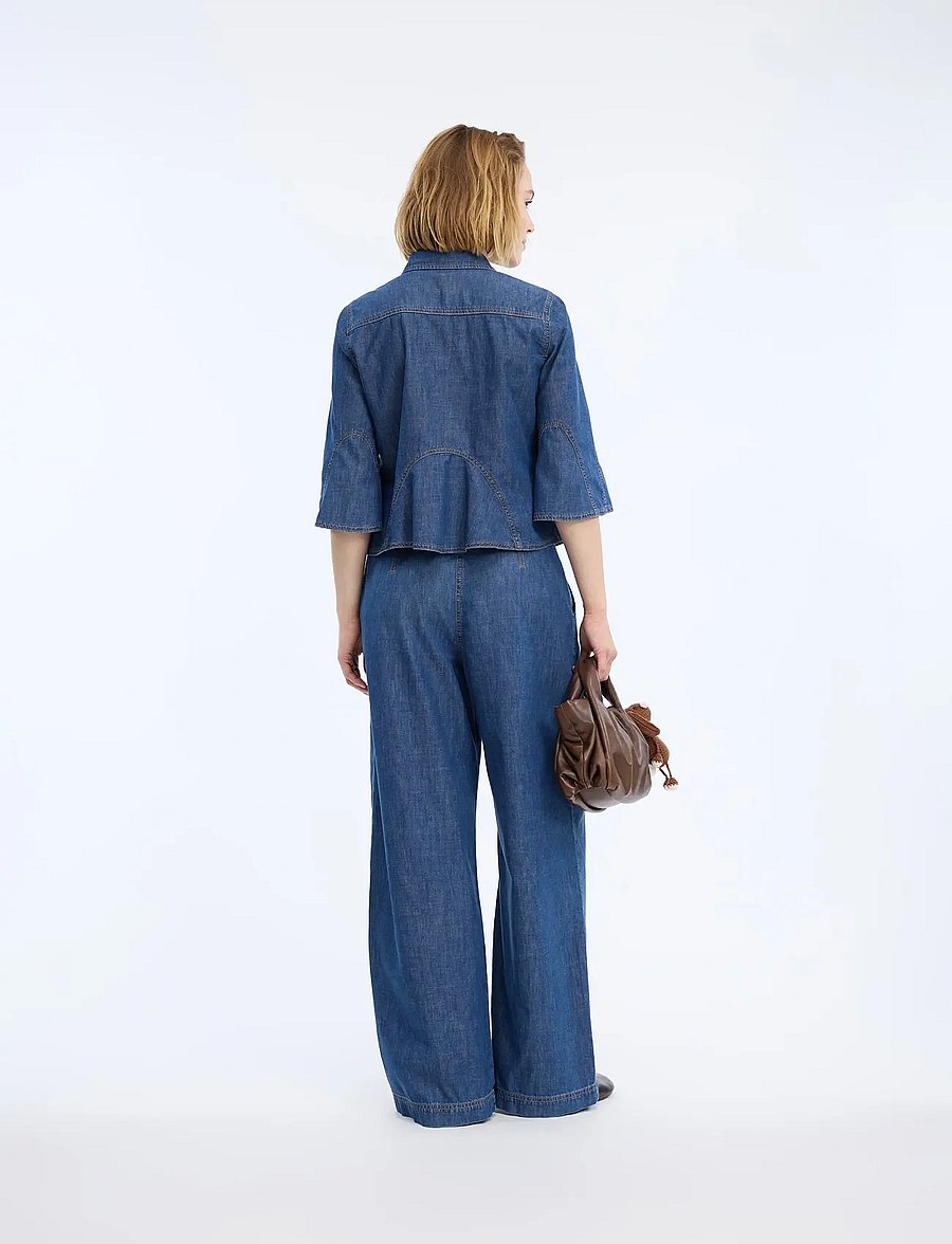 Munthe - VUNNA - jeanshemden - blue - 0