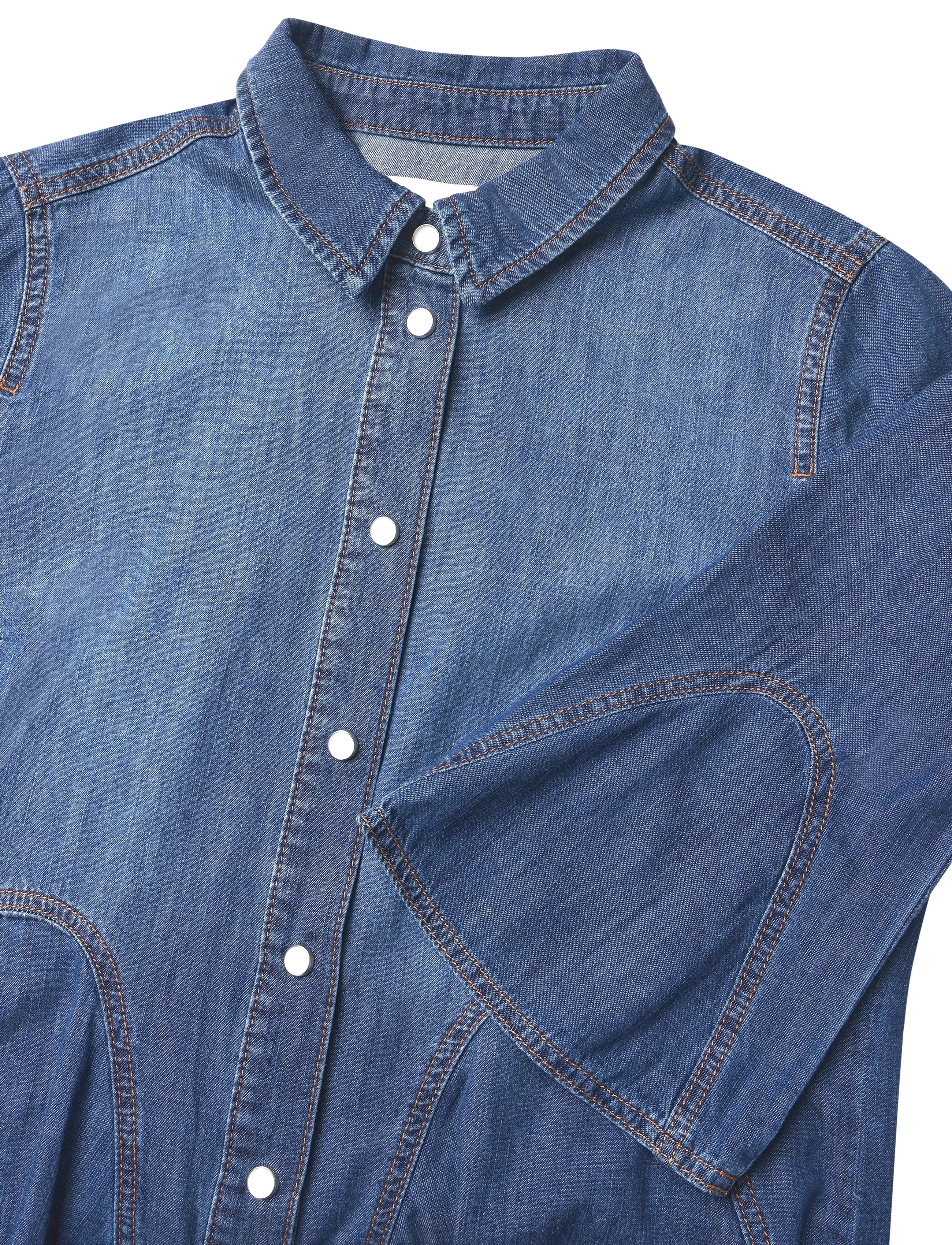 Munthe - VUNNA - jeanshemden - blue - 5