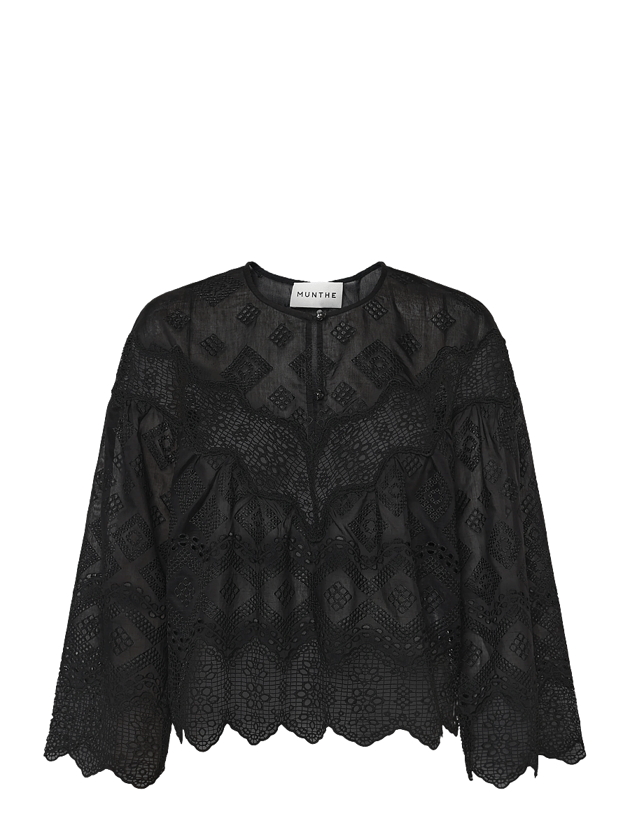 Munthe - VALIANCE - pitkähihaiset puserot - black - 1