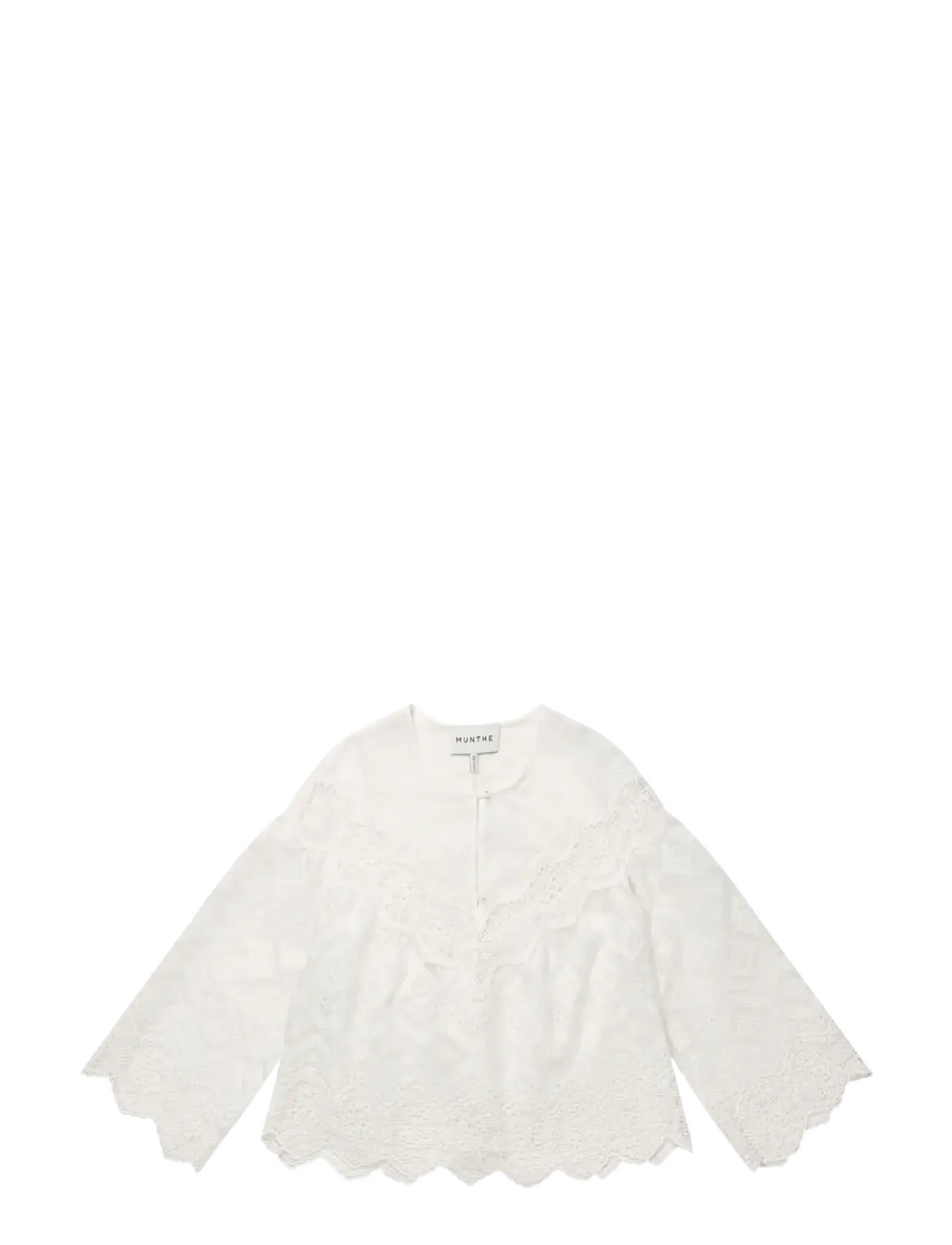 Munthe - VALIANCE - pikkade varrukatega pluusid - white - 1