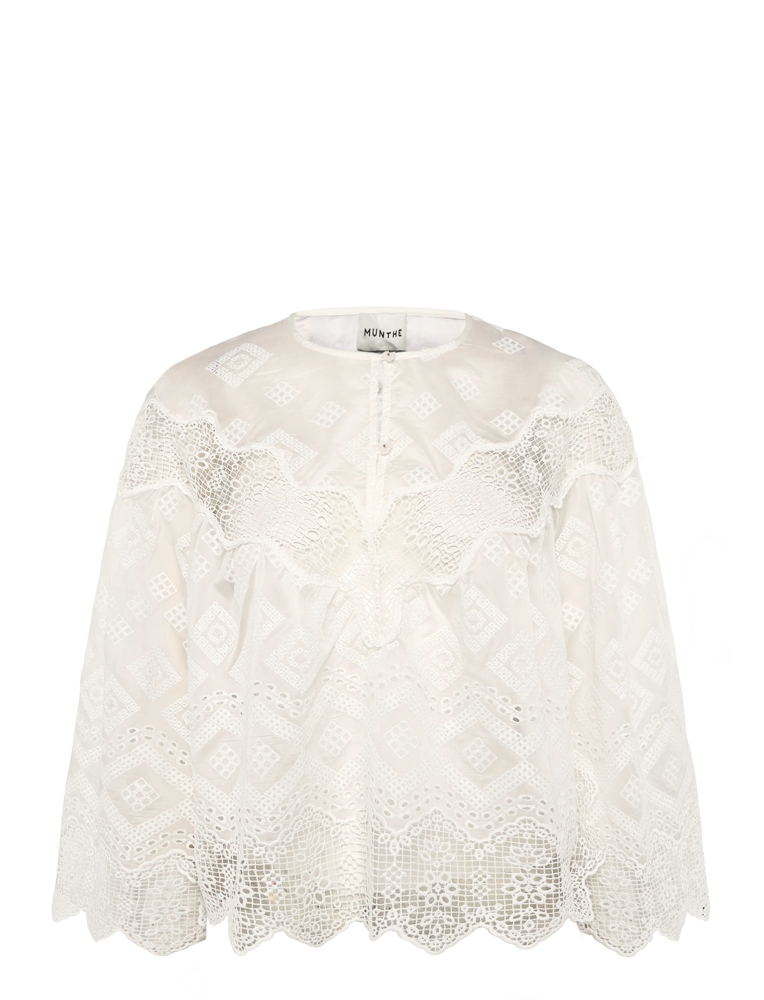 Munthe - VALIANCE - långärmade blusar - white - 1