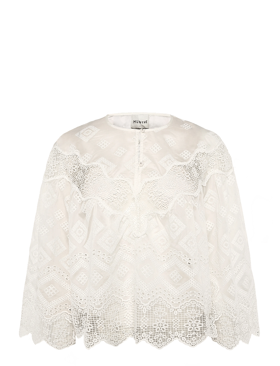 Munthe - VALIANCE - långärmade blusar - white - 1
