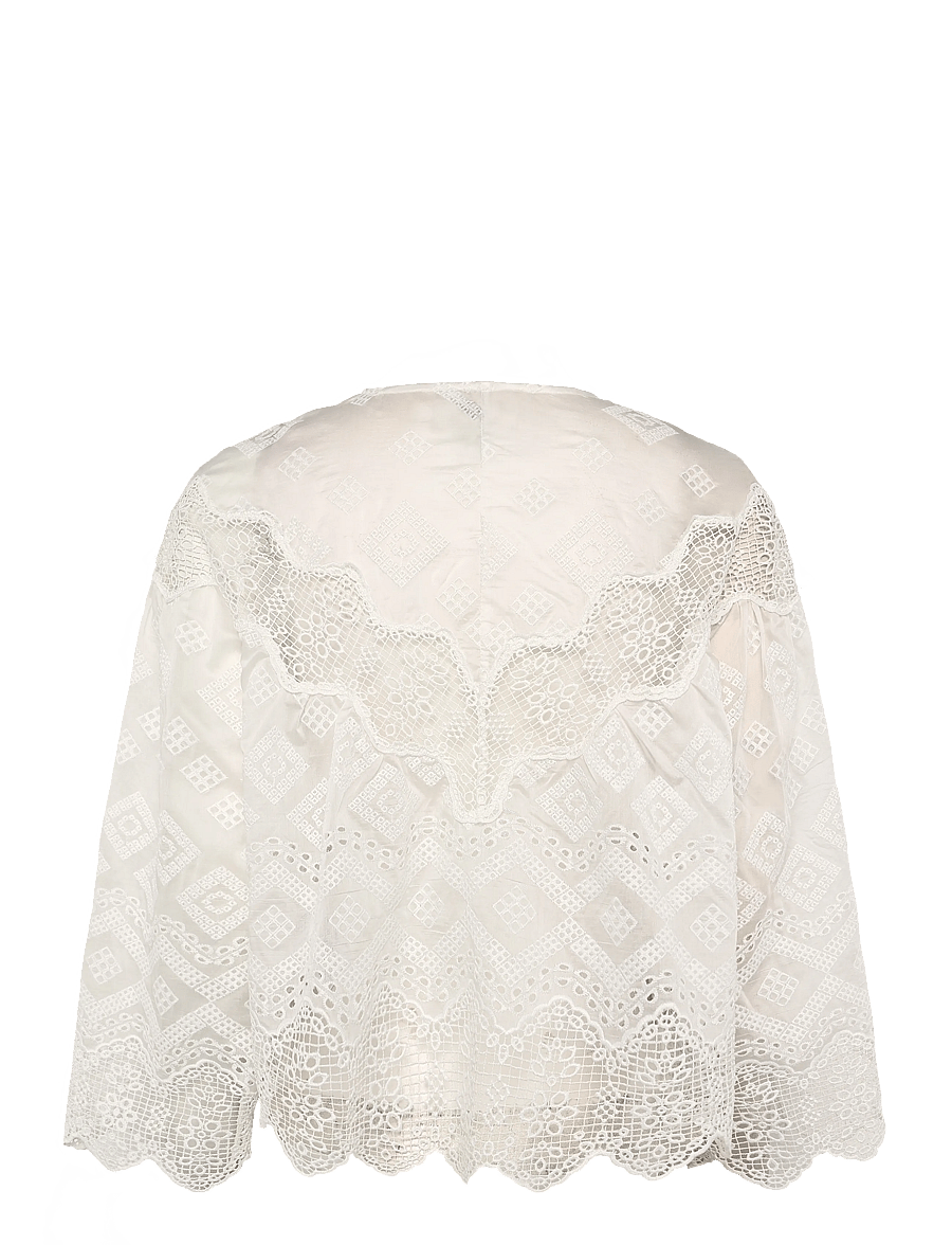 Munthe - VALIANCE - långärmade blusar - white - 2