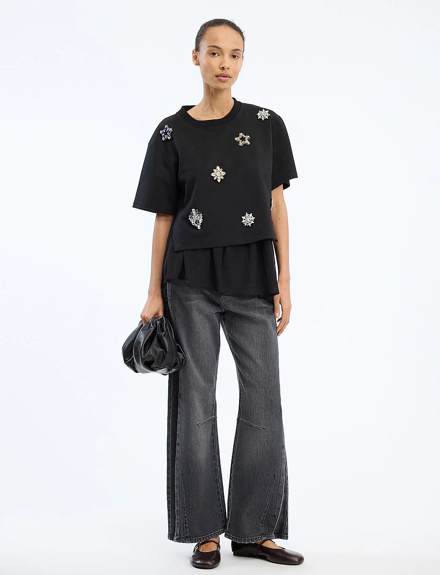 Munthe - VACH - t-shirts - black - 0