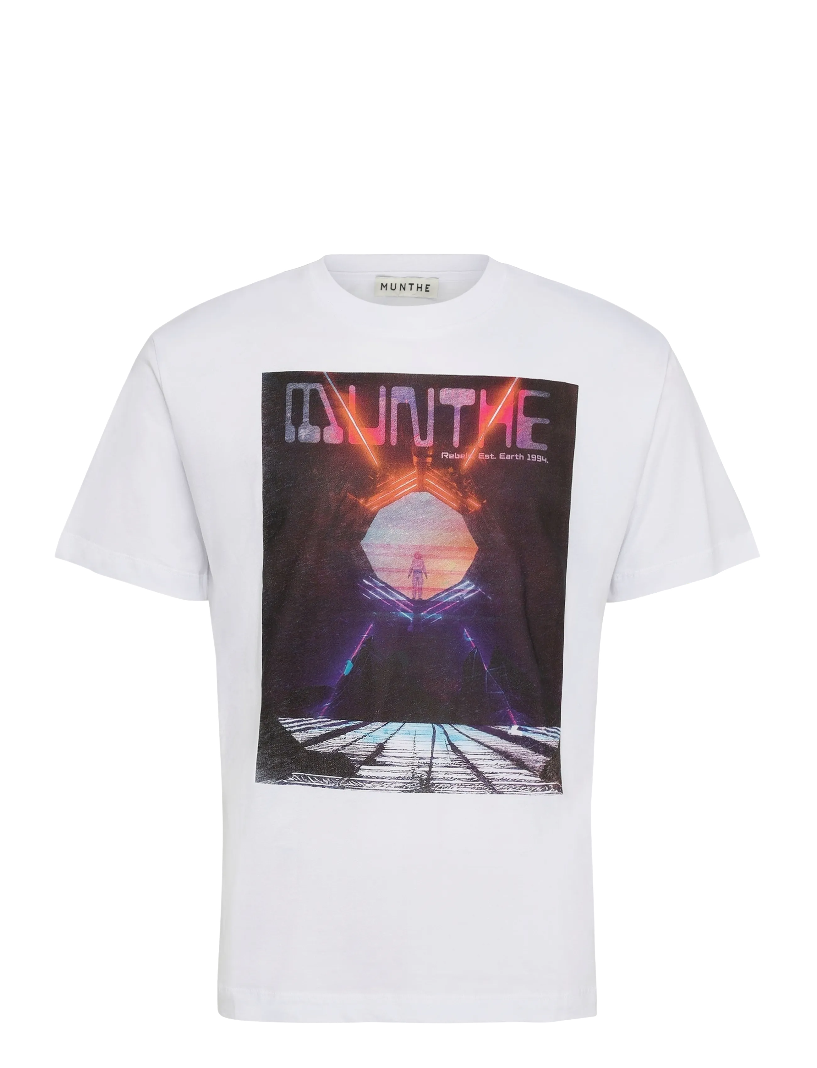 Munthe VICOSA - T-Shirts & Tops - WHITE / white