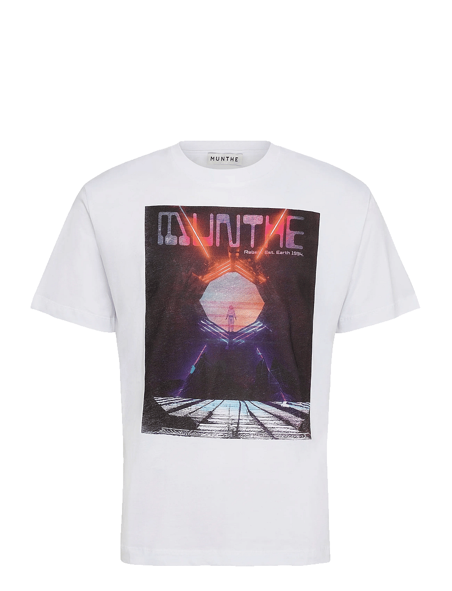 Munthe - VICOSA - t-shirts - white - 1