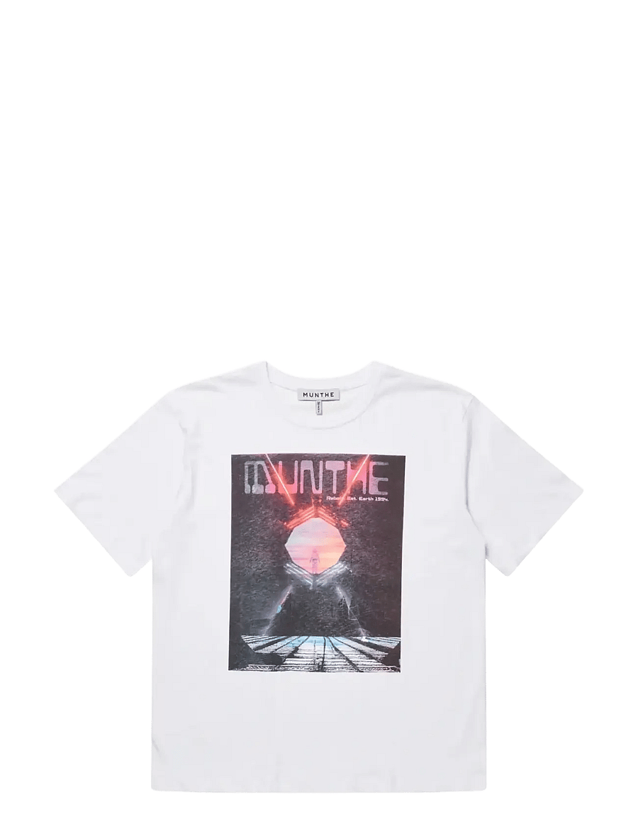 Munthe - VICOSA - t-shirts - white - 1