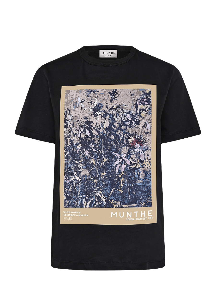 Munthe - VURANUS - t-shirts - black - 1