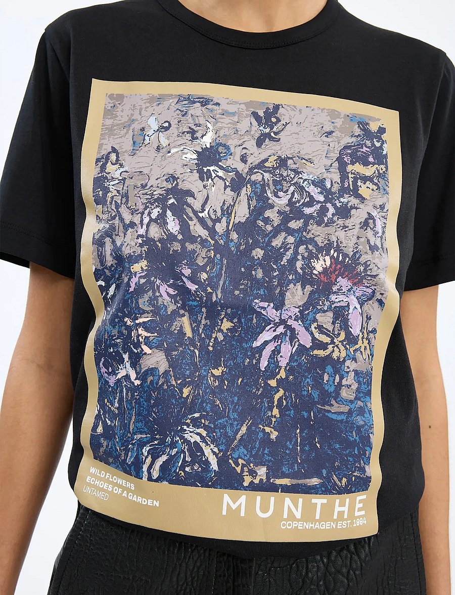 Munthe - VURANUS - t-shirts - black - 4