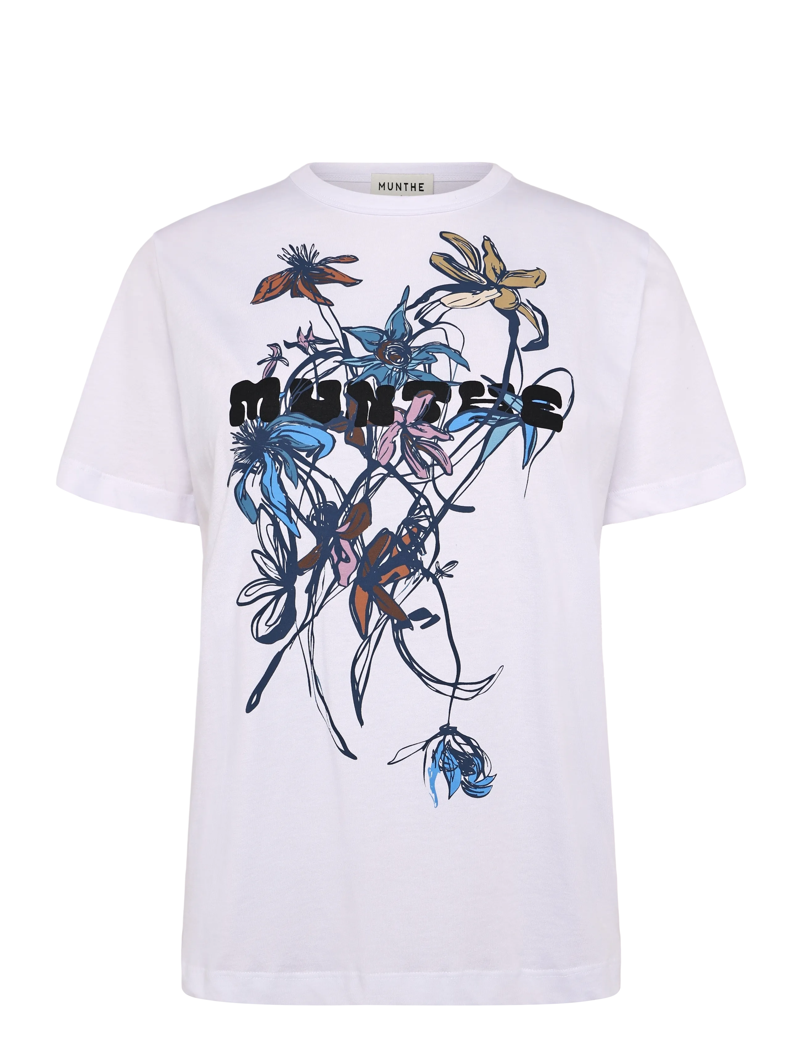 Munthe VURANUS - T-Shirts & Tops - WHITE / white
