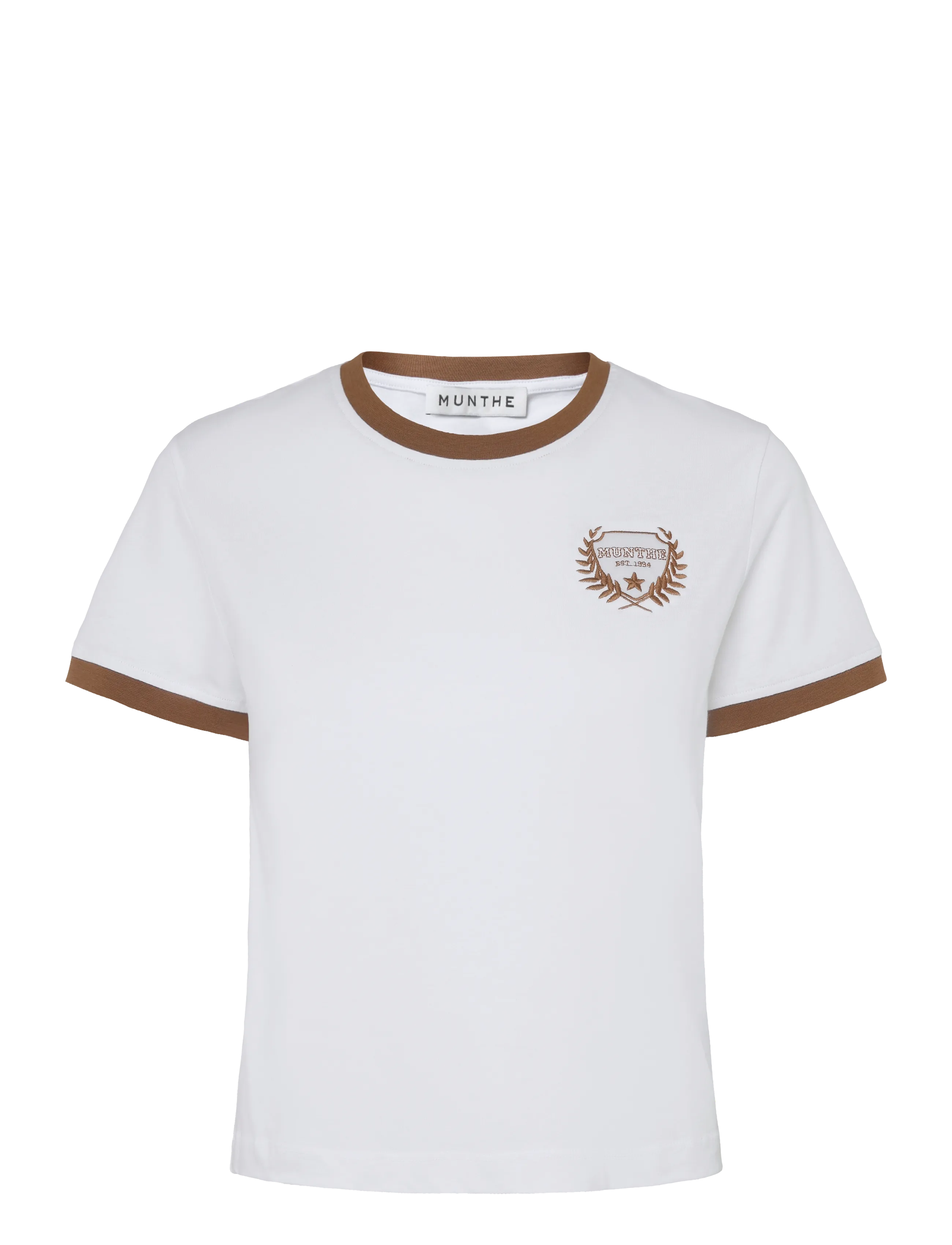 Munthe VAGARY - T-Shirts & Tops - WHITE / white