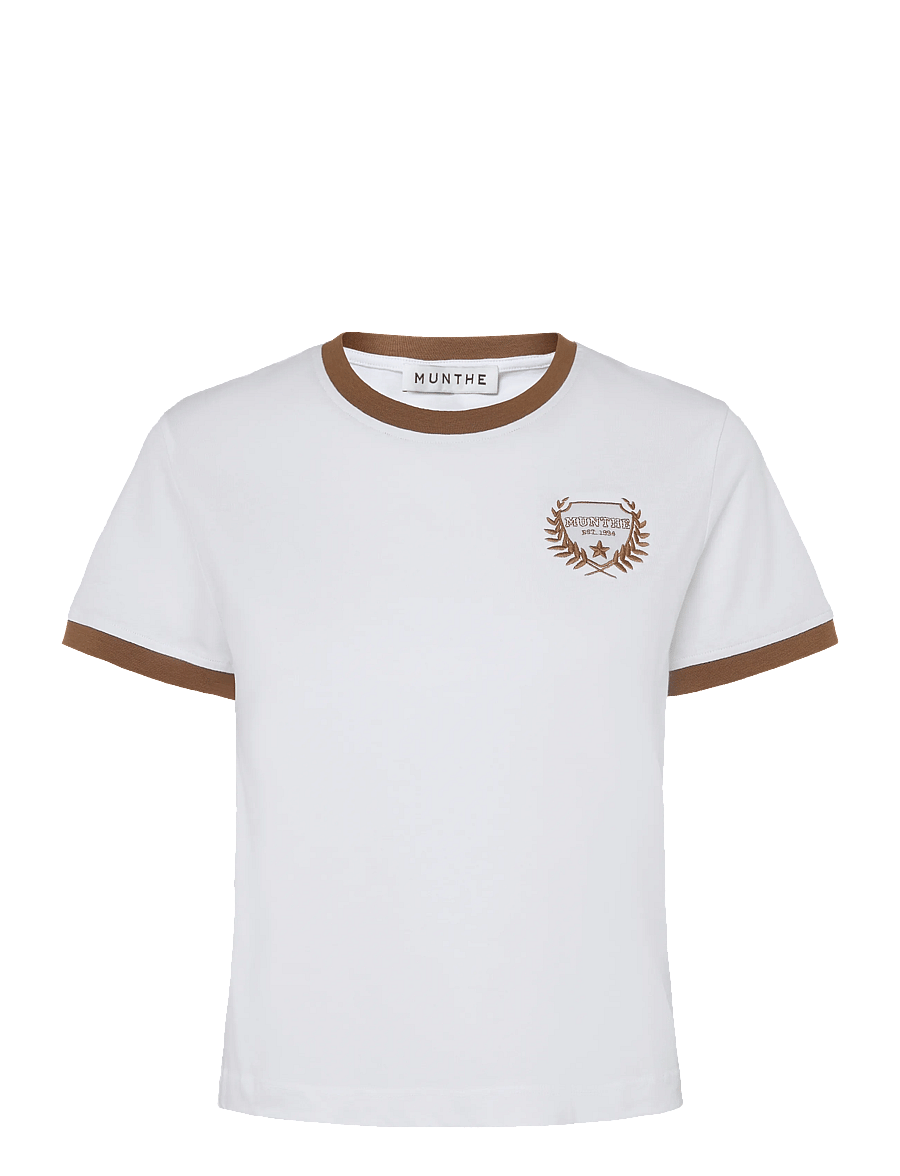 Munthe - VAGARY - t-shirts - white - 1