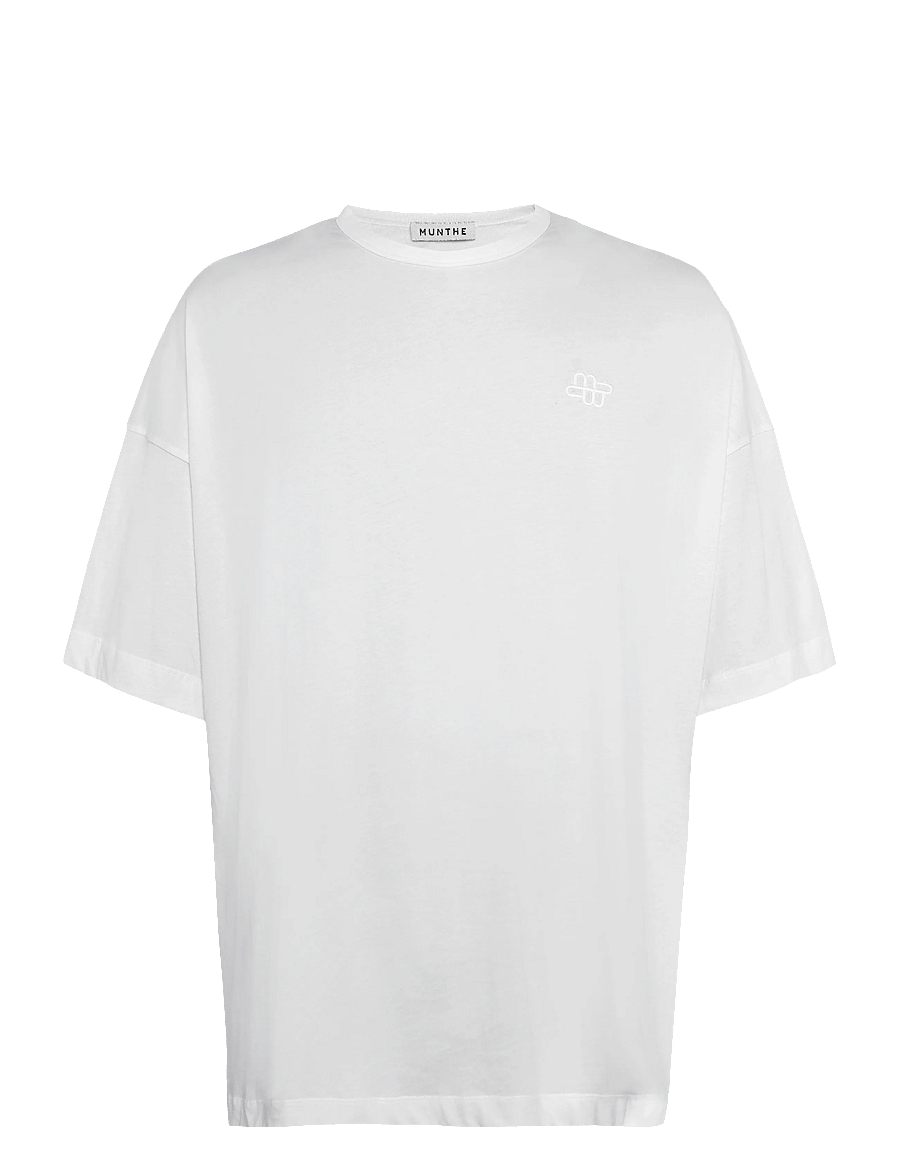 Munthe - LANSTER - t-shirts - white - 0