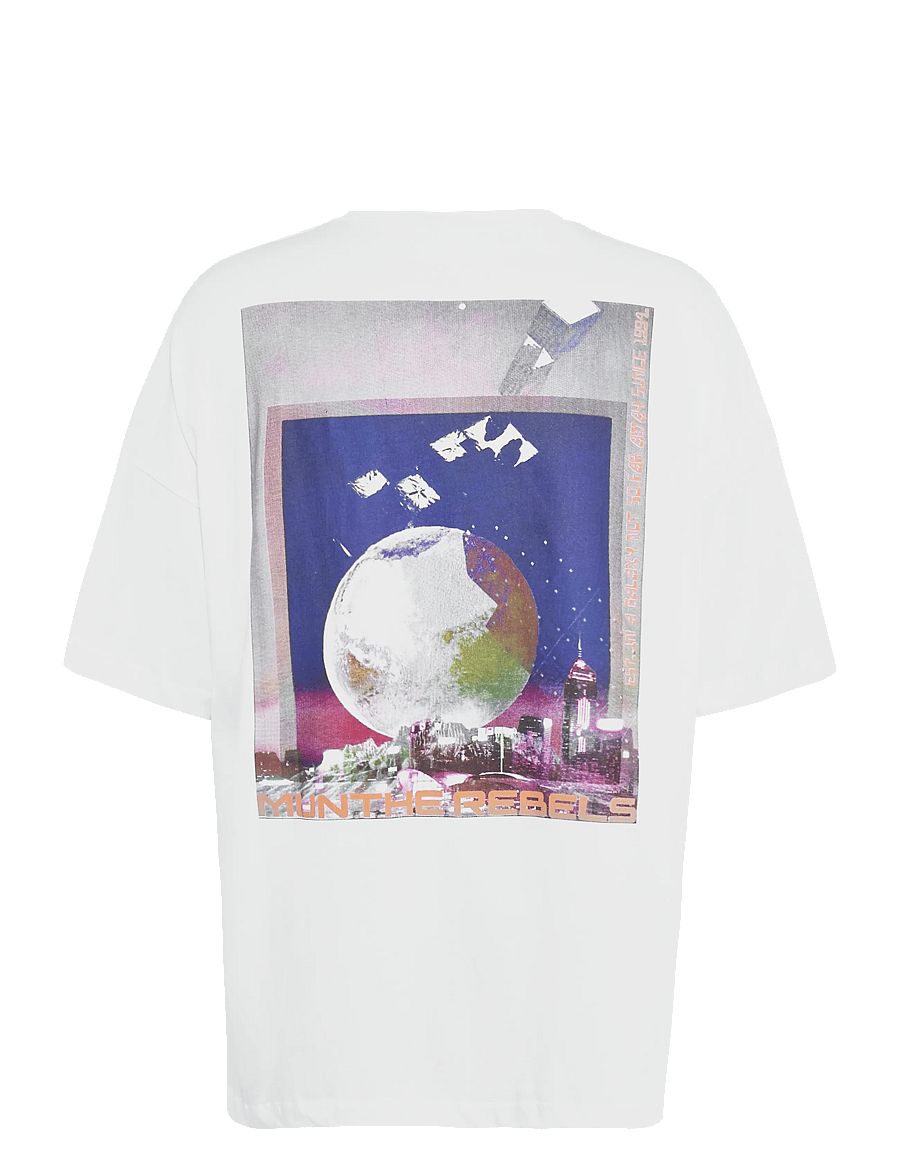 Munthe - LANSTER - t-shirts - white - 1