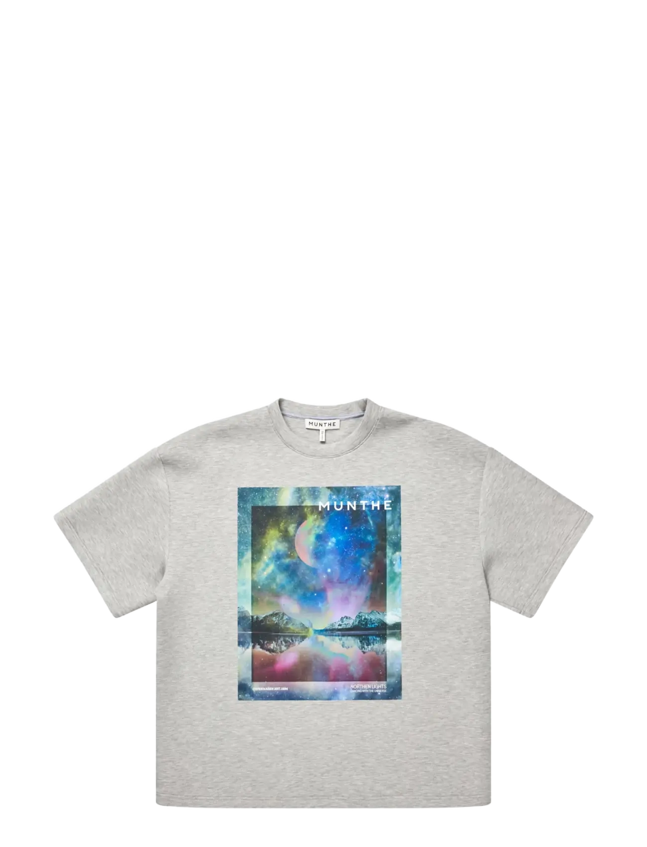 Munthe - VAPLOI - t-shirts - light grey - 1