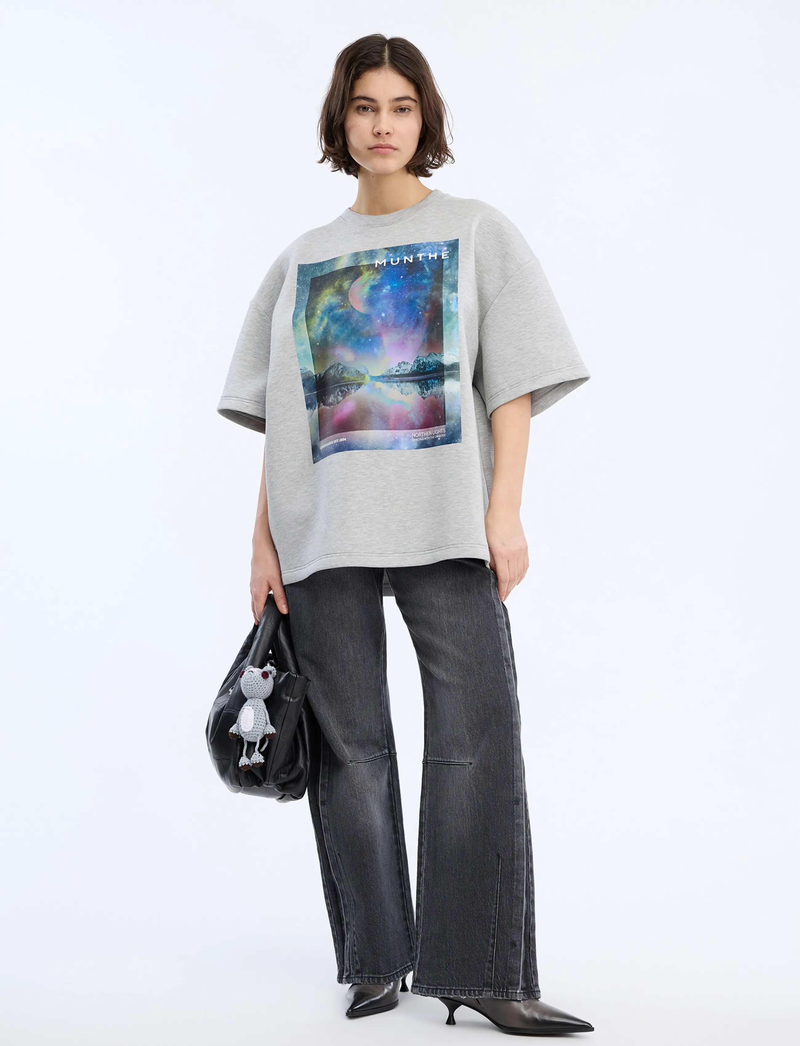 Munthe VAPLOI - T-shirts & Toppe - LIGHT GREY / grey