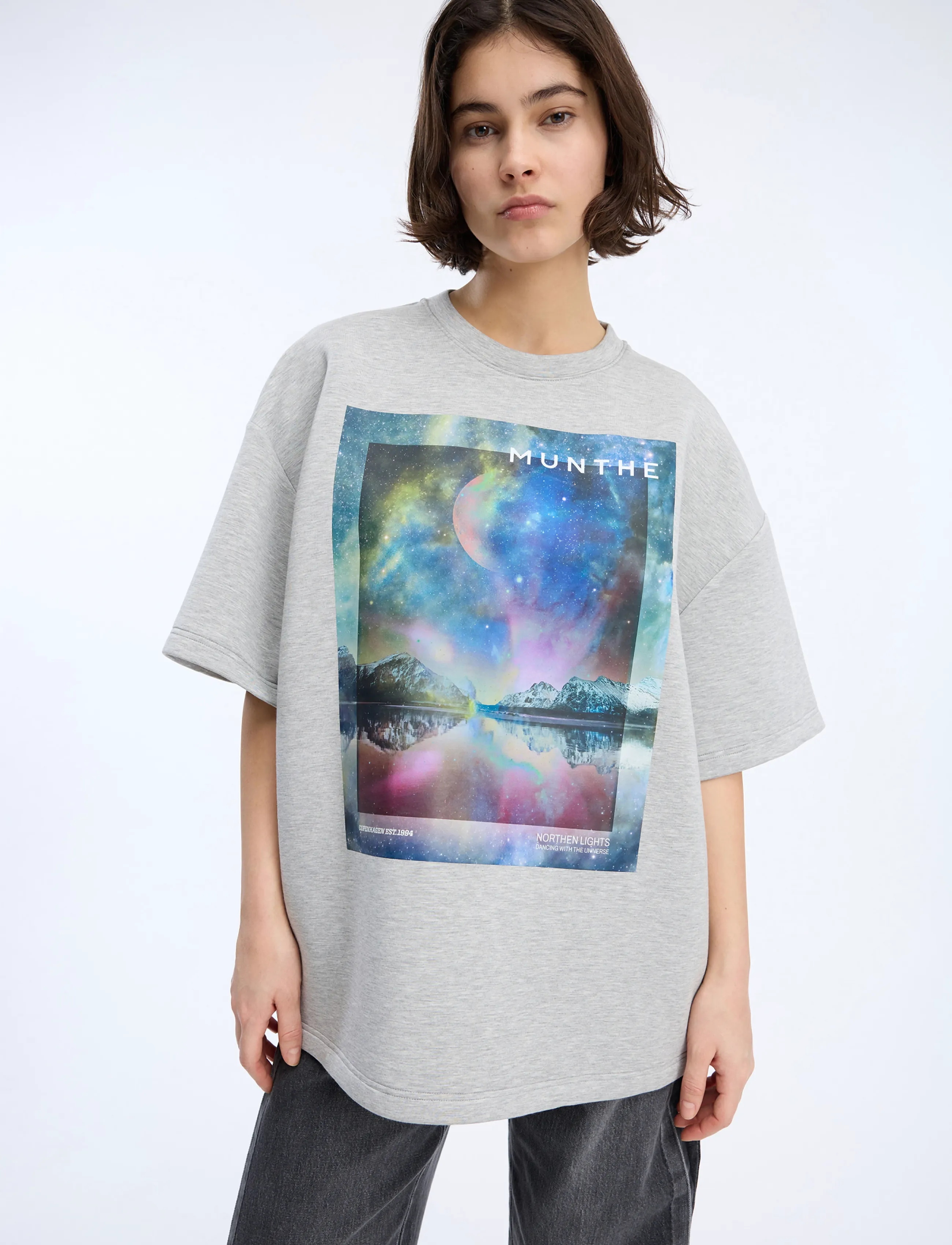 Munthe - VAPLOI - t-shirts - light grey - 4