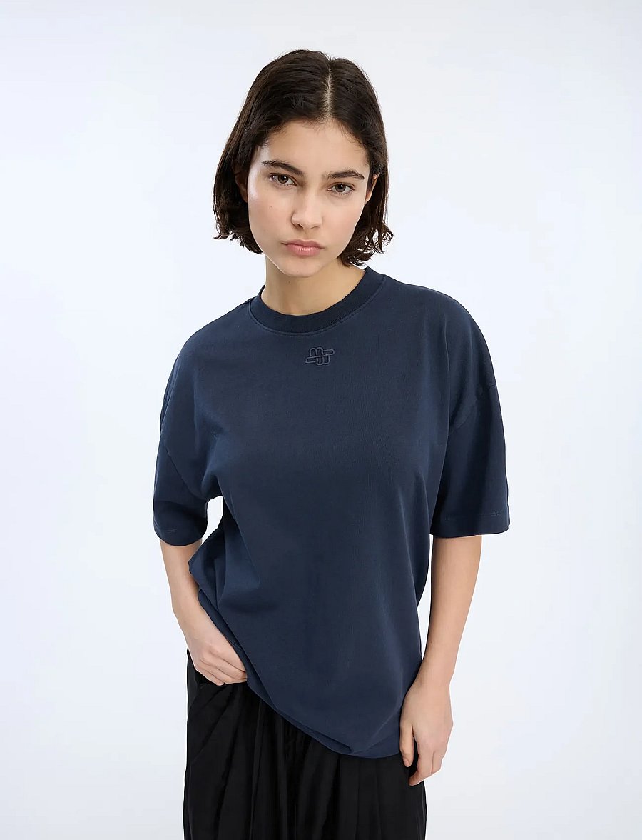 Munthe - LIPPINI - t-shirts - navy - 0