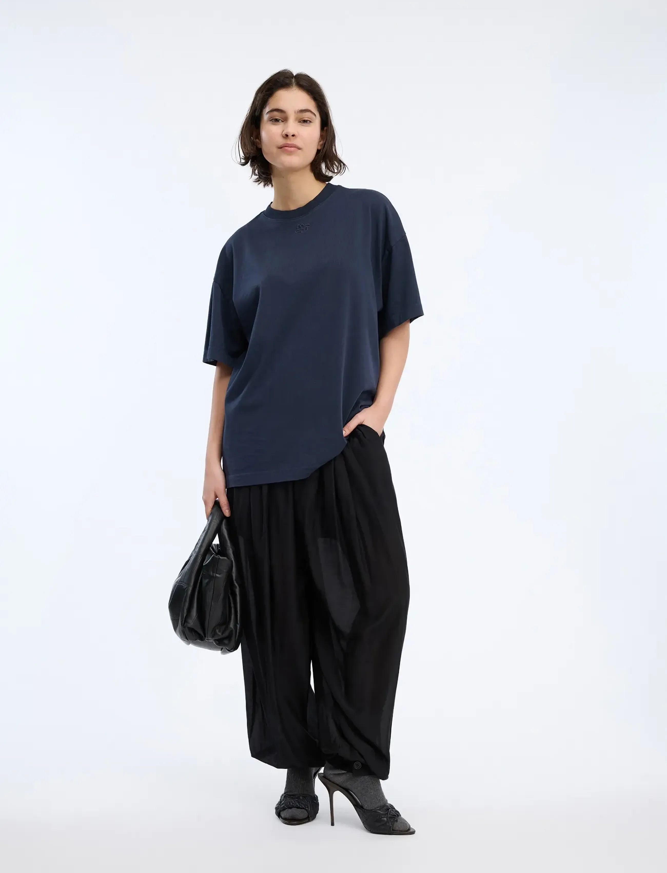 Munthe - LIPPINI - t-shirts - navy - 3