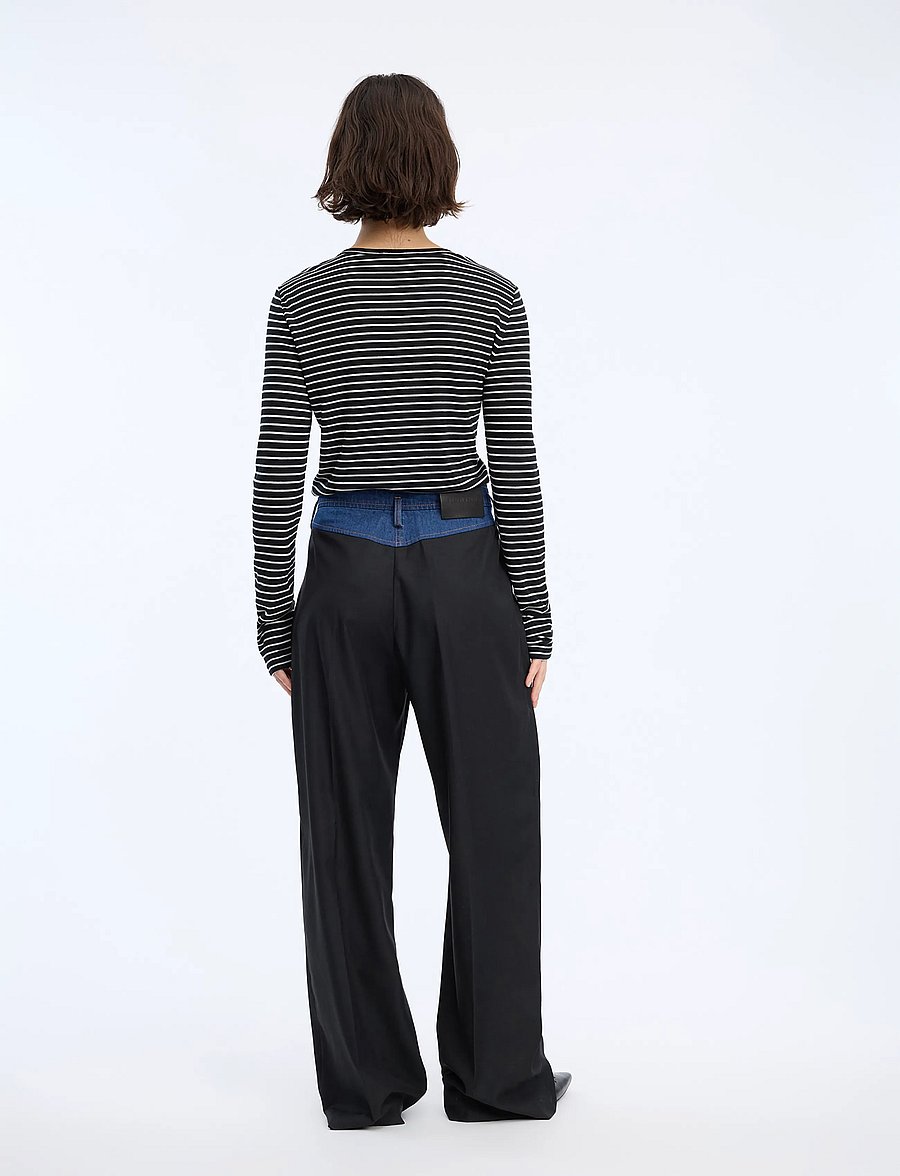 Munthe - VUZZA - langærmede toppe - black - 2