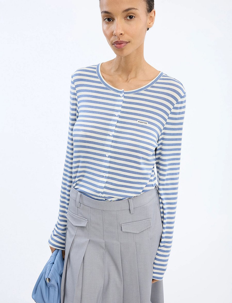 Munthe - VUZZA - langärmlige tops - blue - 3