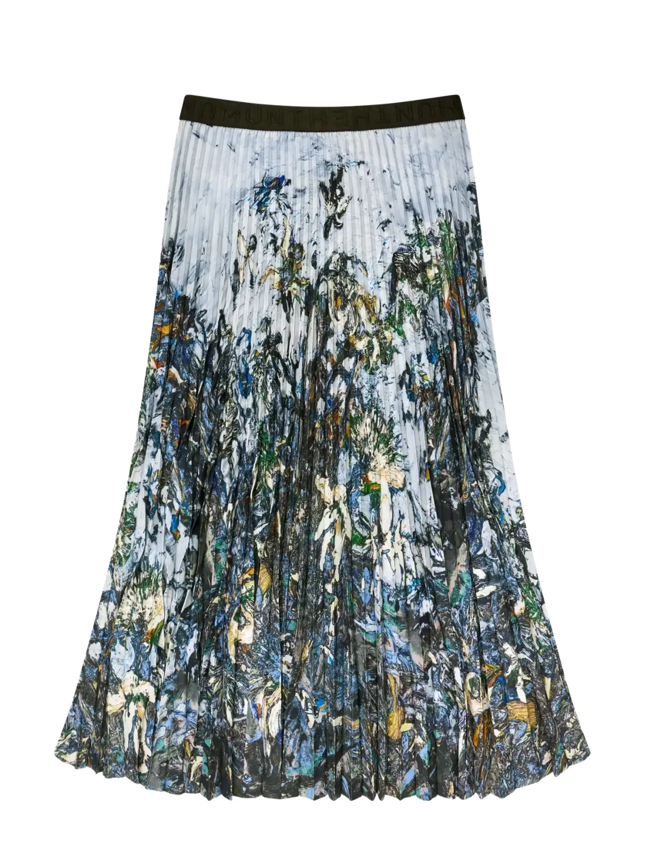 Munthe CHARMING - Plisseeritud seelikud - PRINT GREY / grey