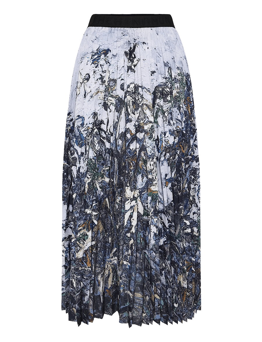 Munthe - CHARMING - faltenröcke - print grey - 1