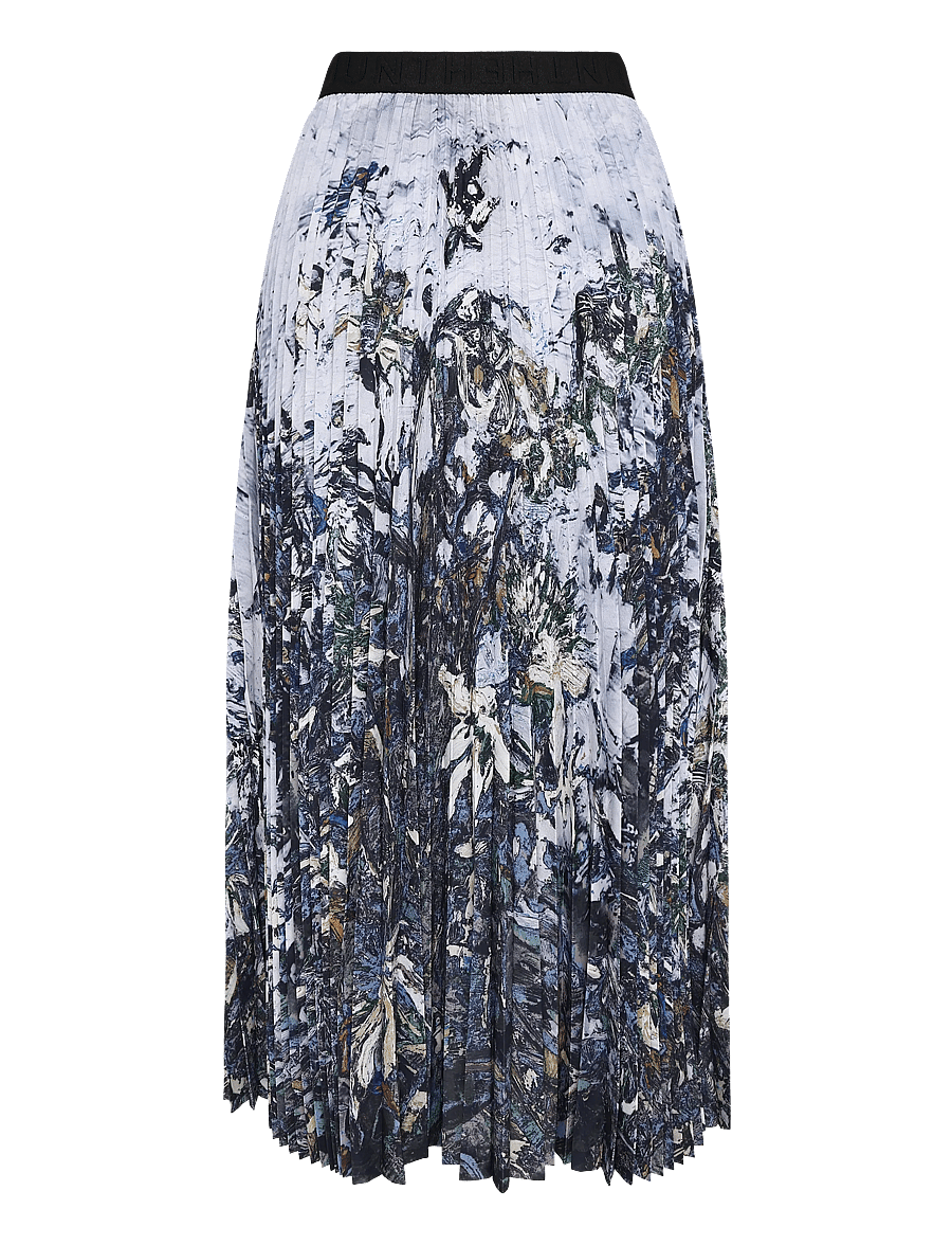 Munthe - CHARMING - faltenröcke - print grey - 2