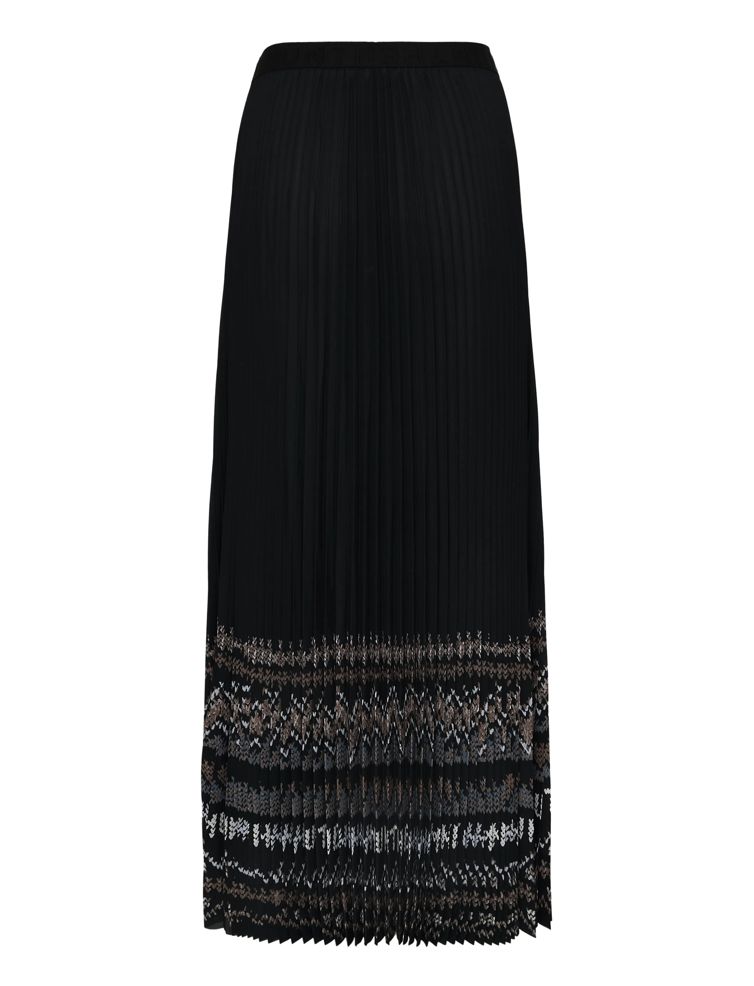 Munthe - TAULLA - pleated skirts - print black - 2