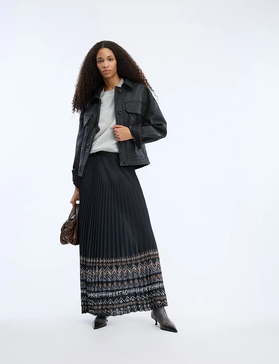 Munthe - TAULLA - klostuoti sijonai - print black - 5
