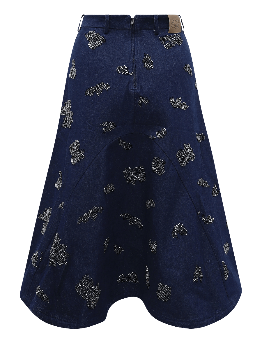 Munthe - VILLAGER - denim skirts - navy - 2