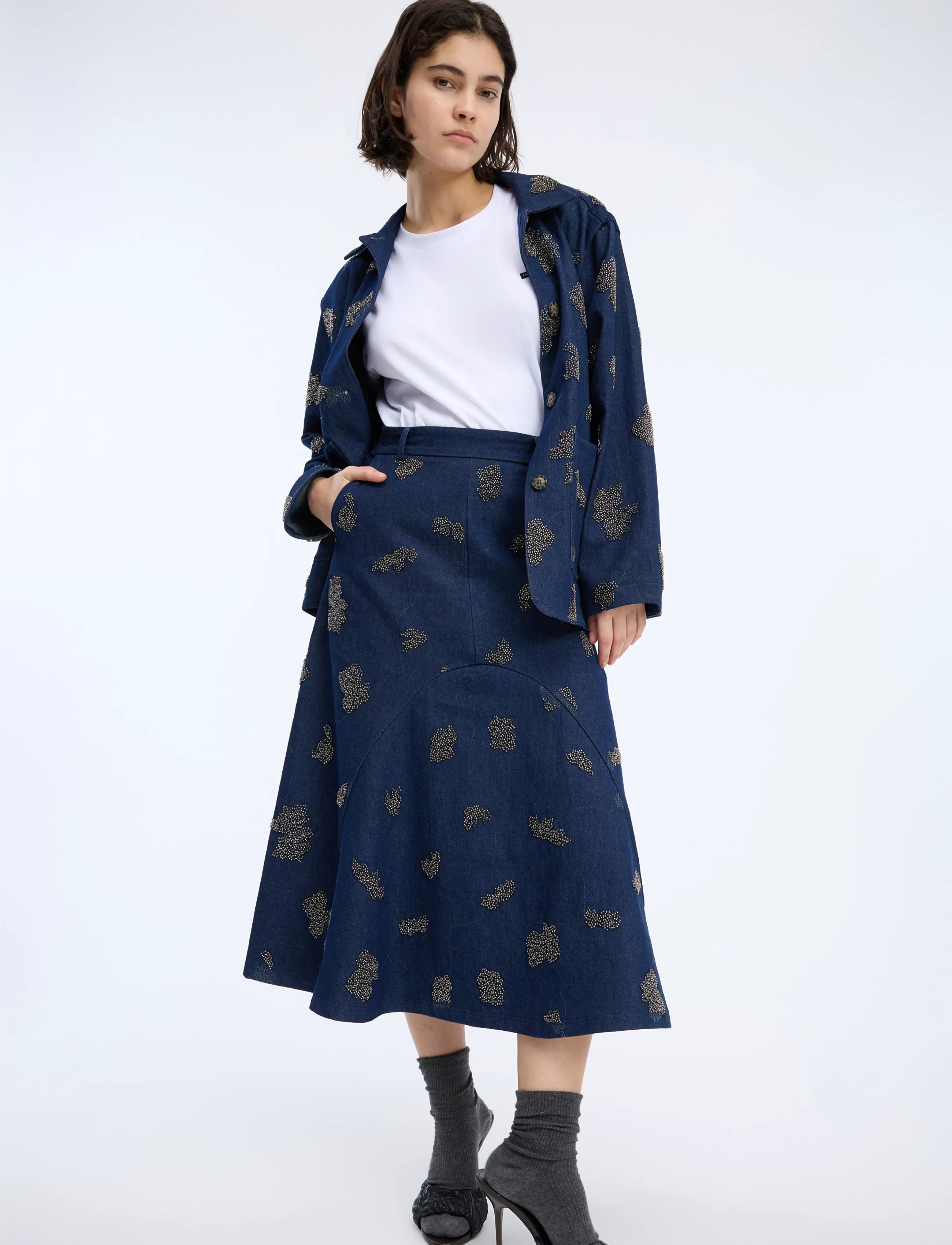 Munthe - VILLAGER - teksaseelikud - navy - 4