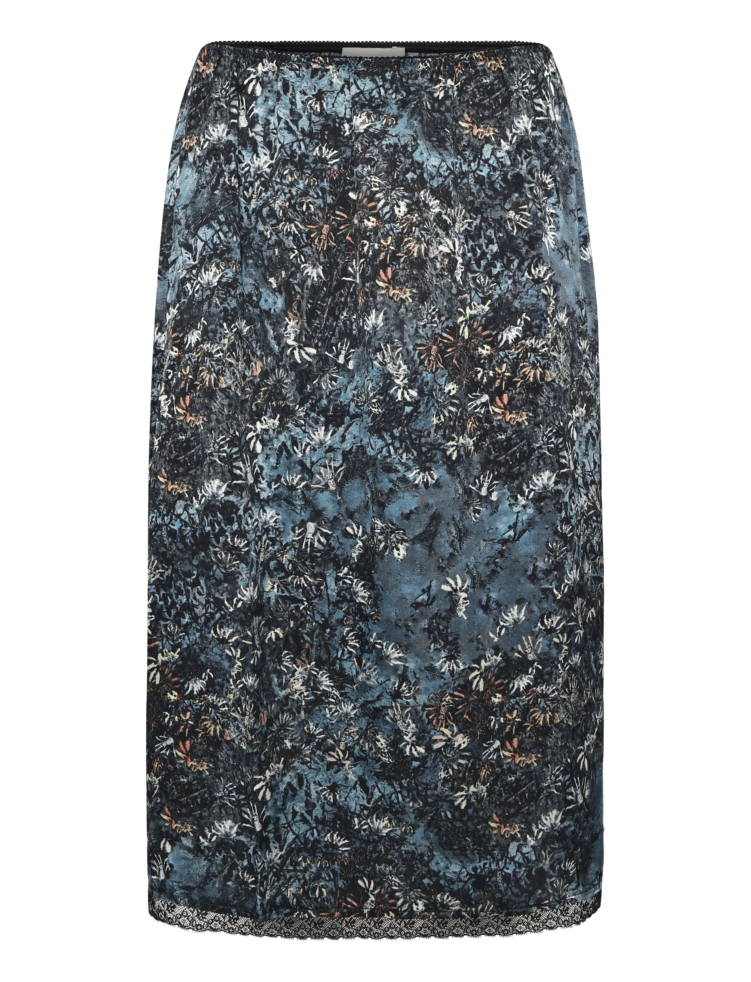 Munthe - VAIA - midi skirts - print blue - 1